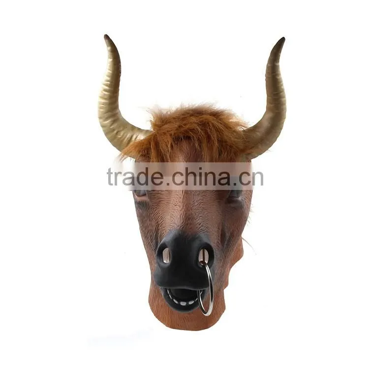 Biodegradable face papier mache Attractive latex monkey mask