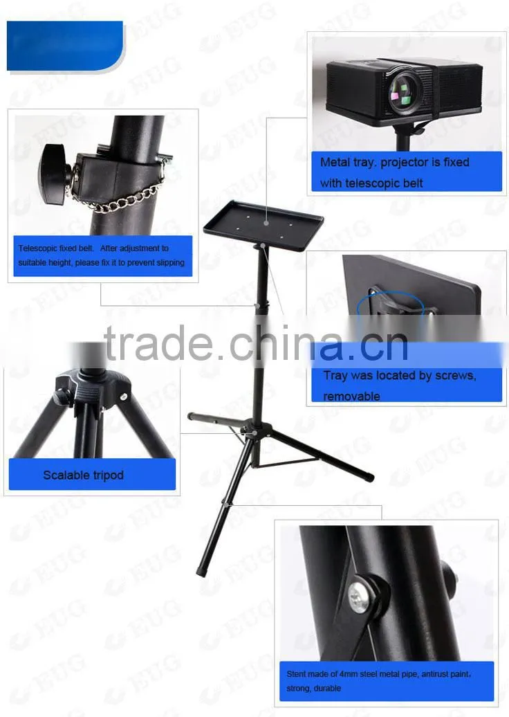 Projector Presentation round/square black Stand with fast delivery time