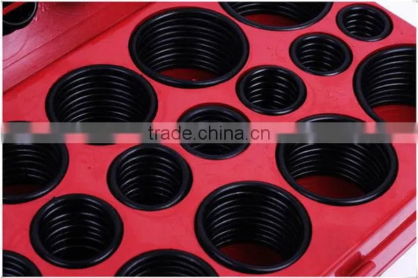 TC 407pc Assorted Black SAE O-ring Kit For Machine