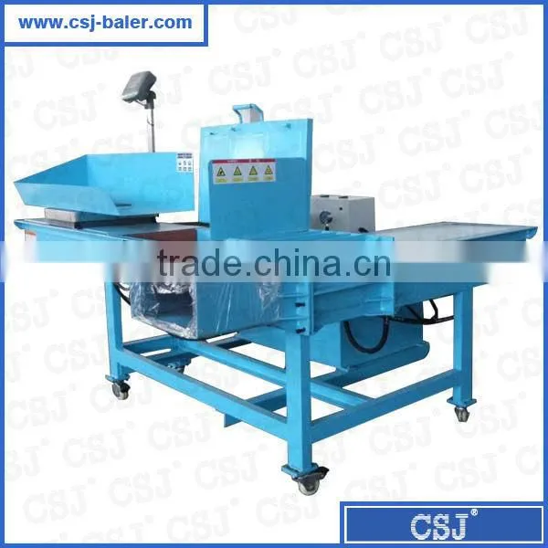 CE certificate high quality Horizontal hot sale leaf bag baler