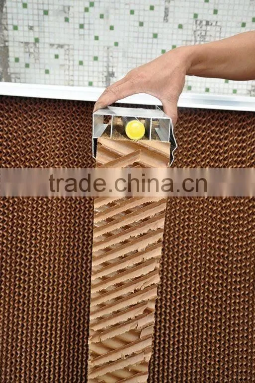 Eco-friendly circulating water pad and fan greenhouse cooling systems
