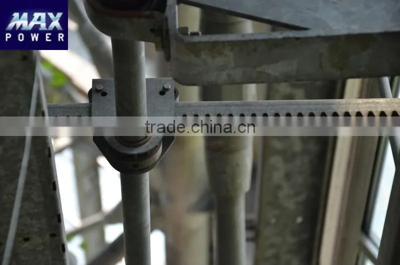 greenhouse ventilation rack and pinion for sale