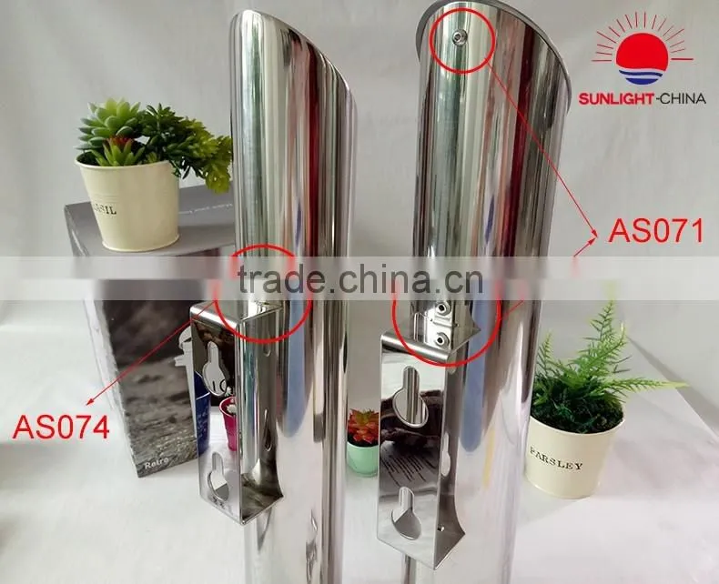 Round Shape Wall Mounted Metal Ashtray