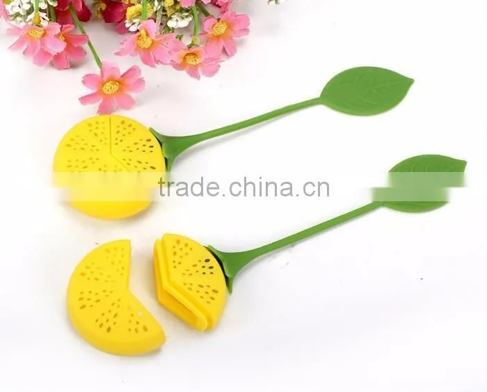Reuseable Silicone Tea Bags strawberry orange Umbrella owl tea bags