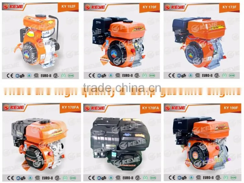 Best quality!Air cooled OHV single cylinder 13hp loncin engine with Recoil start and electric start