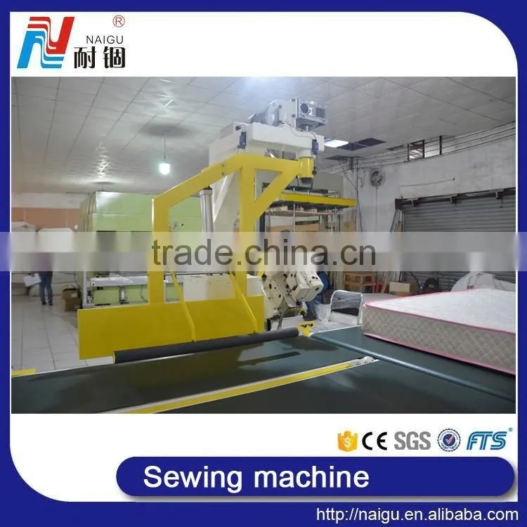 China NaiGu factory manufacture automatic chain stitch mattress tape edge sewing machine
