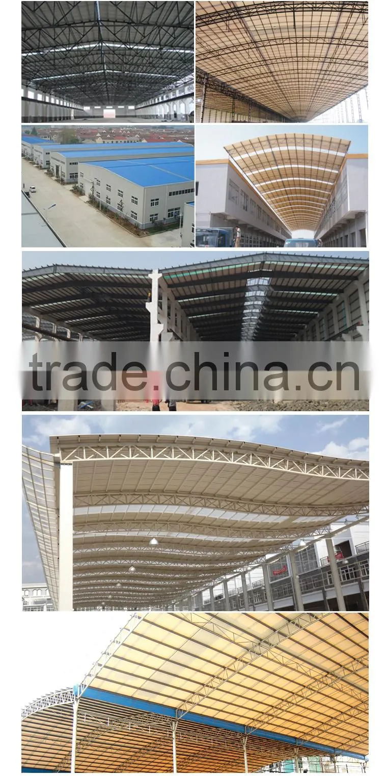blue 2.0mm thick polycarbonate roof images