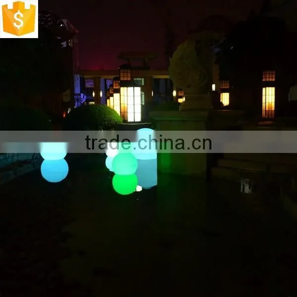 plactic floating ball with light inside