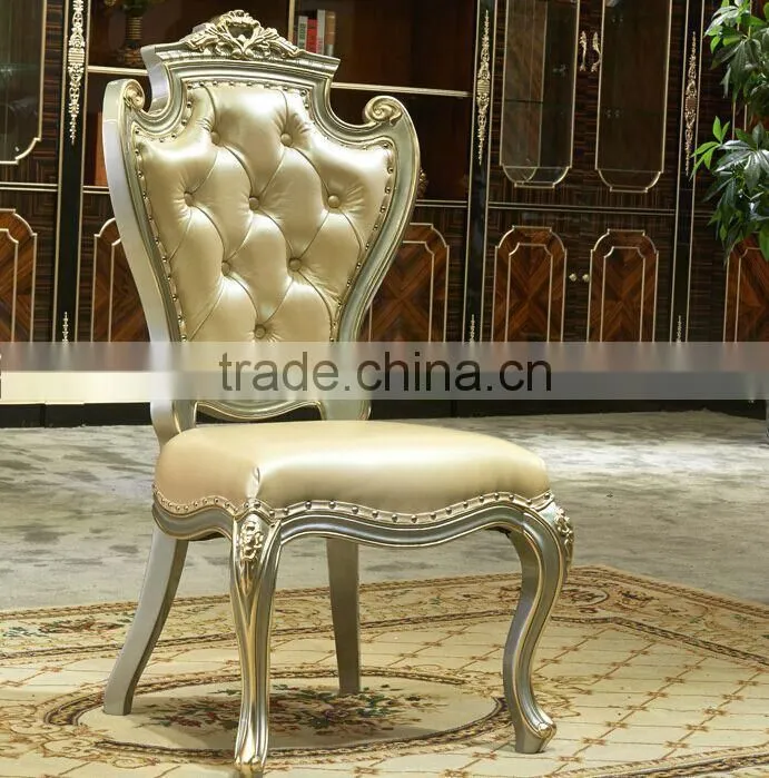 BISINI European Classic Dining Room Sets, Exquisite Carved Dining Table & Chairs Set, Round Dining Table and Chairs (BF01-ML017)