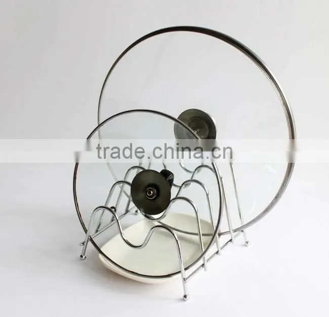 Professional Manufacture Cheap Kitchen Pan Lid Rack