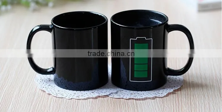 Haonai new style hot sale High quality color change ceramic mug