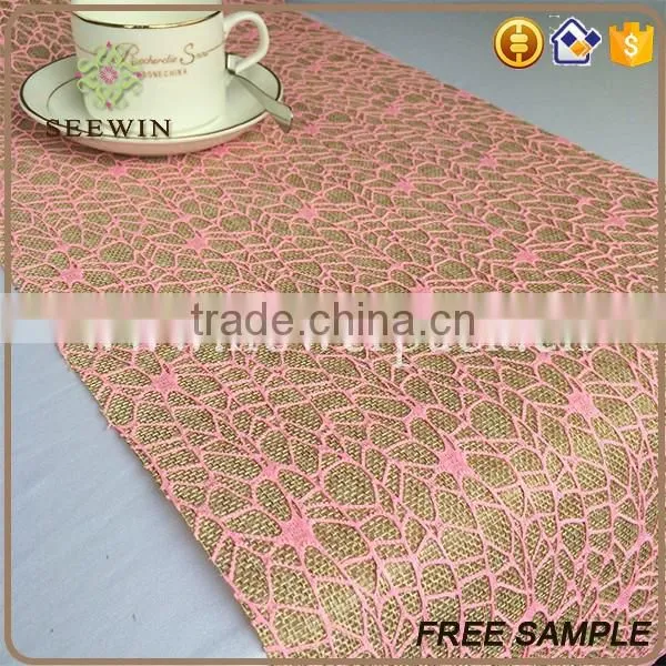 dinner party table runner jute material wholesale