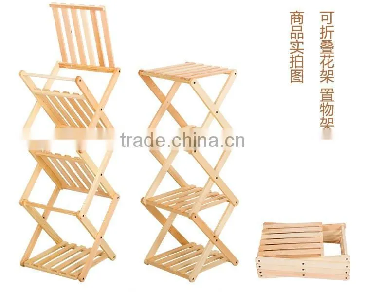 hot selling wooden flower shelf