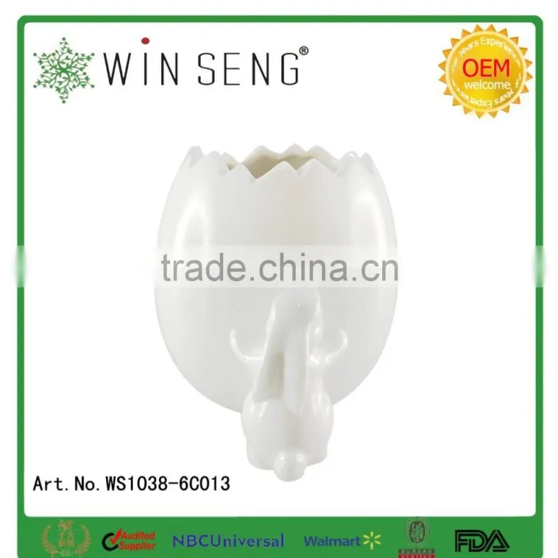 Ceramic Rabbit shaped ceramic funny ashtray