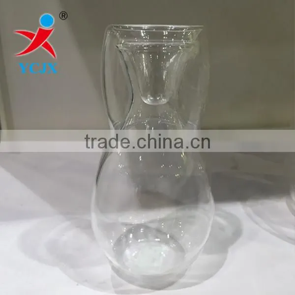 New Glasswares Hand Made Special Glass Wine Warmer for sale