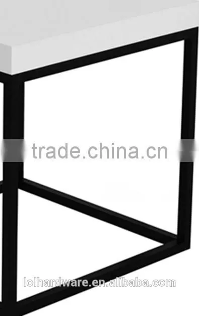 wholesale modern metal spray the powder coffee table base