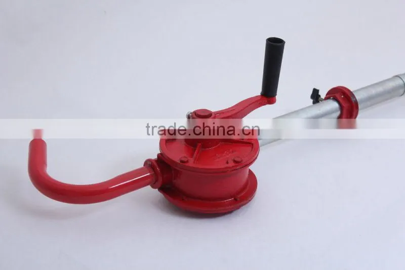 JS-32 Three Input Tube Cast Iron Oil Rotary Hand Pump For Drum