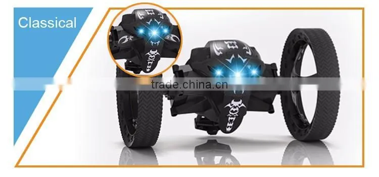 2.4GHz 4CH Intelligent Remote Control 1/10 Stunt Car RC Toys Kids Bounce Car Radio