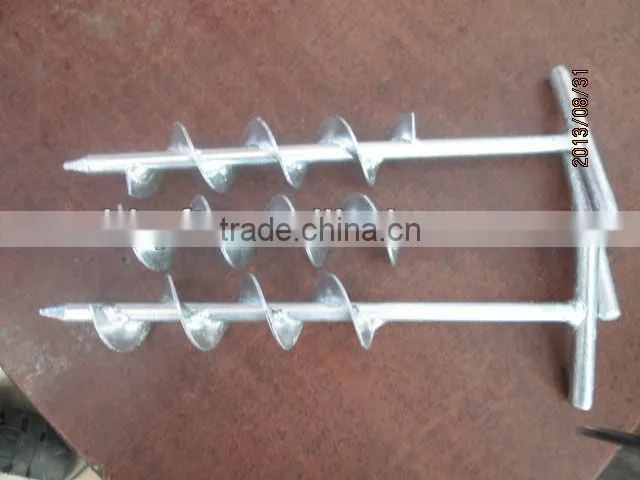black&red painted fence earth anchor on hot sale china supplier