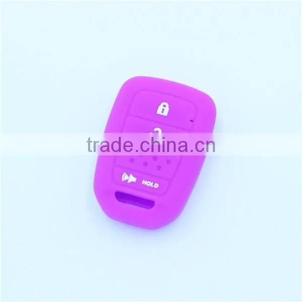 4 buttons silicone car key covers for honda, silicone car key shells for honda