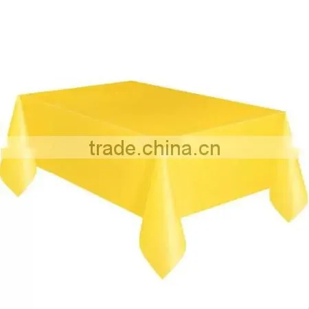 PEVA/EVA Plastic Table Cloth Golden Orange