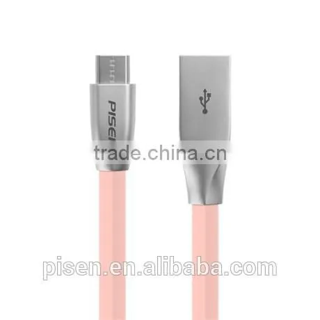 TYPE-C Kirsite USB connector TPE material Charging Data Sync Cable 1000mm