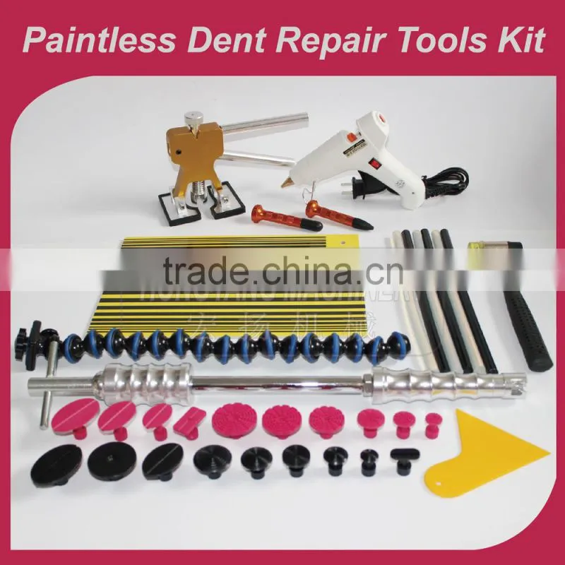 Paintless dent repair tools removal glue pulling system Tab lifter kit