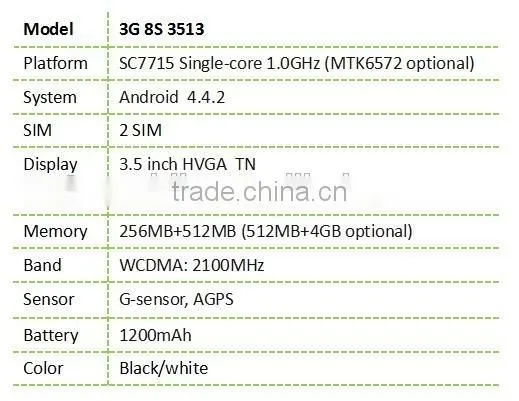 3G 8S3513 very small size mobile phone