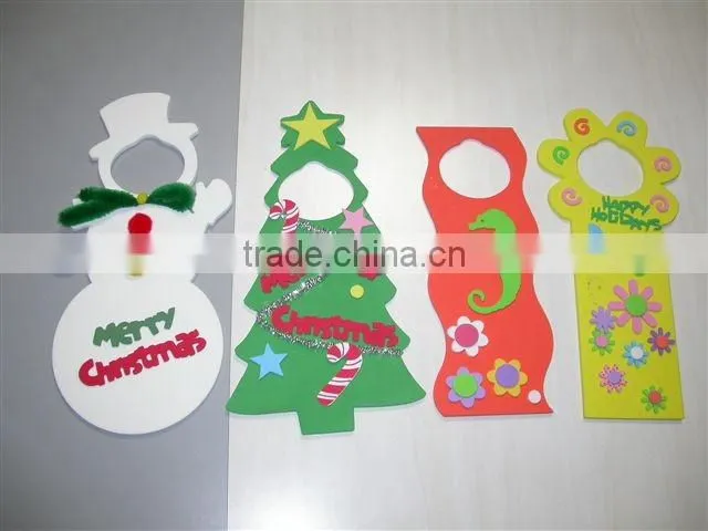 christmas eva diy door hanger