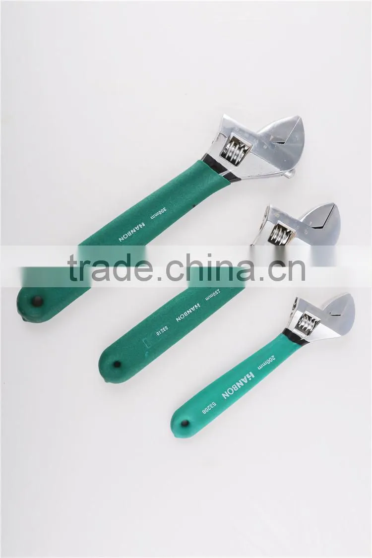 Hot Sale plastic handle Ajustable Wrench