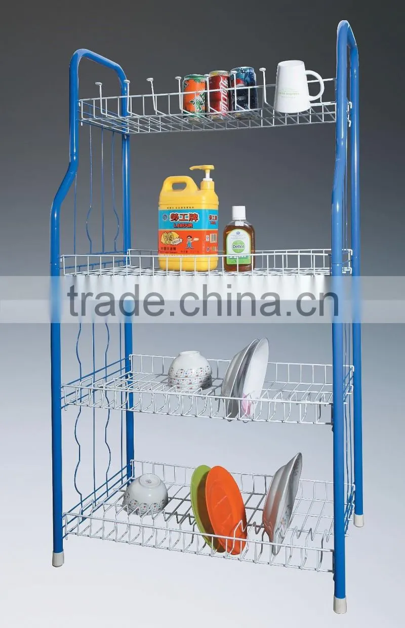 123-38 4-tier vegetable&fruit storage shelf kitchen rack