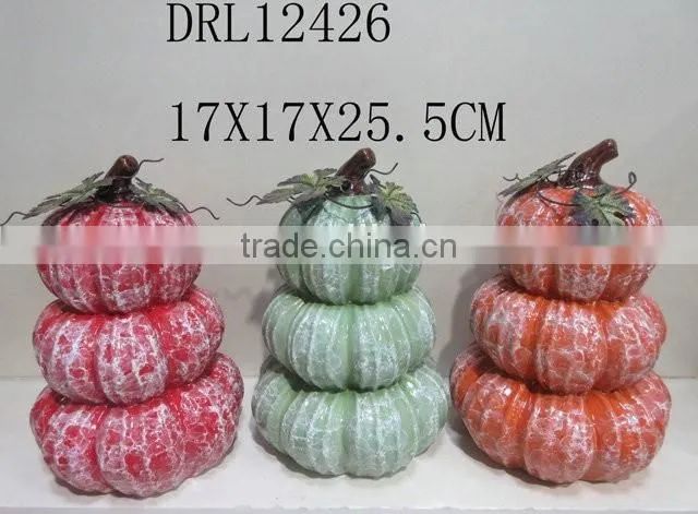 colorful pumpkin ceramic lantern festival holloween decorations