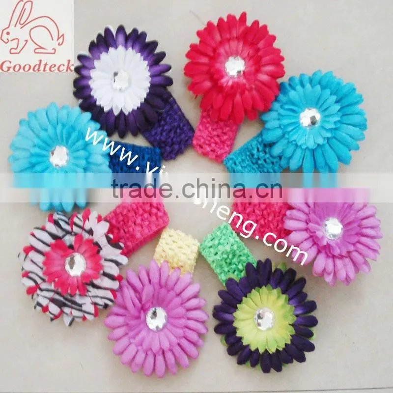 Plain Solid Color Satin Covered Resin Hairbands Ribbon Covered Adult Kids Headbands Infant Headband