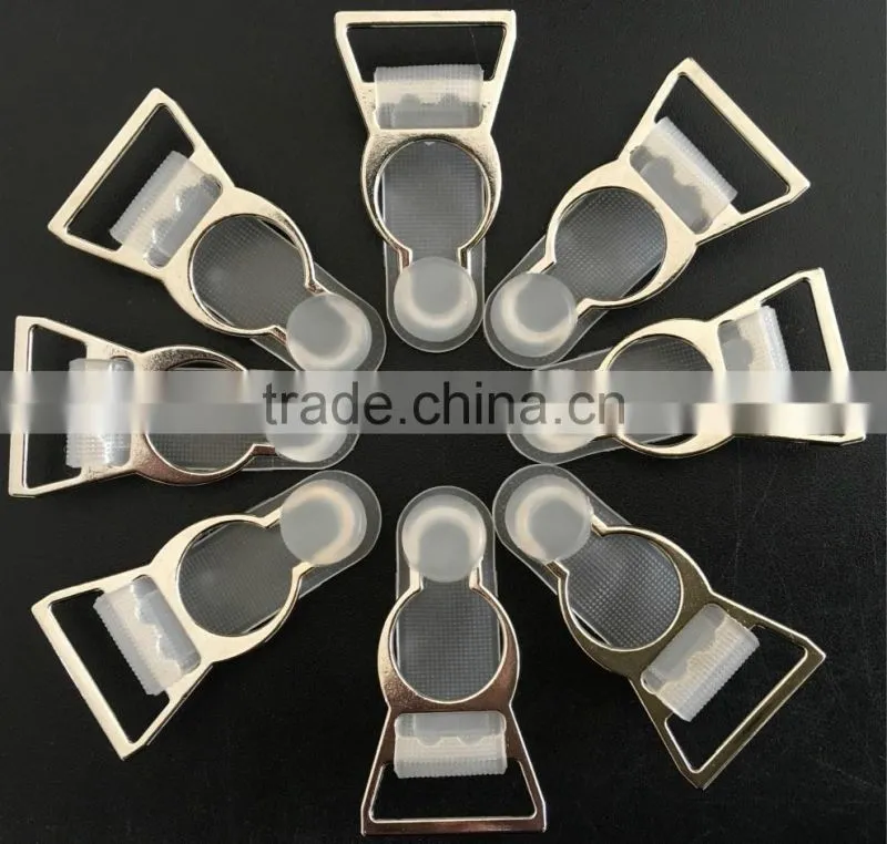 20mm 2017 Dubaa Trading Inc Sexy Lingeries Accessories Silver Garter Metal Suspender Clip NEW Style
