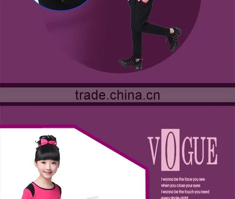 Girls Stylish Suit Kids Long Sleeve Sweatsuit Sets Children Gymnastics/Sports Suits