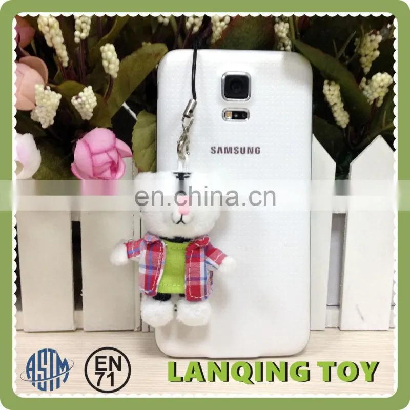 New Product Custom Animal- Shaped Plush Keychain