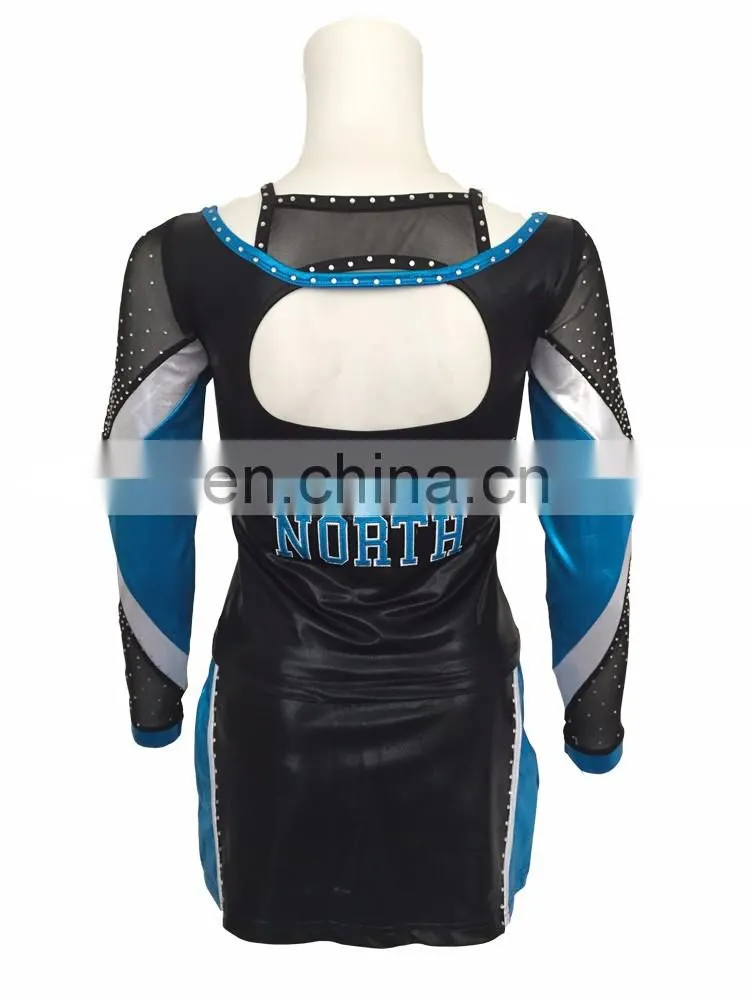 Cheap Price Custom Designed Dongguan Girls Cheerleading Uniforms Sexy