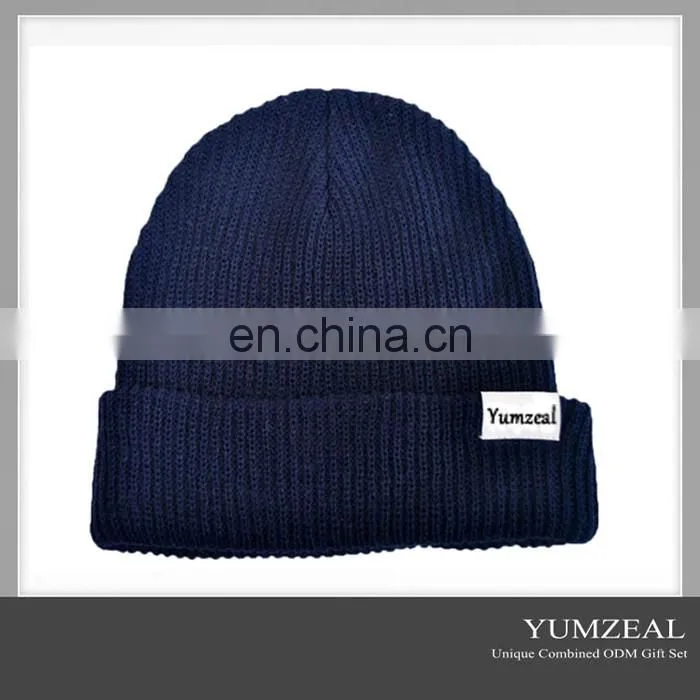 hip hop beanies knitted men custom cheap beanie hat