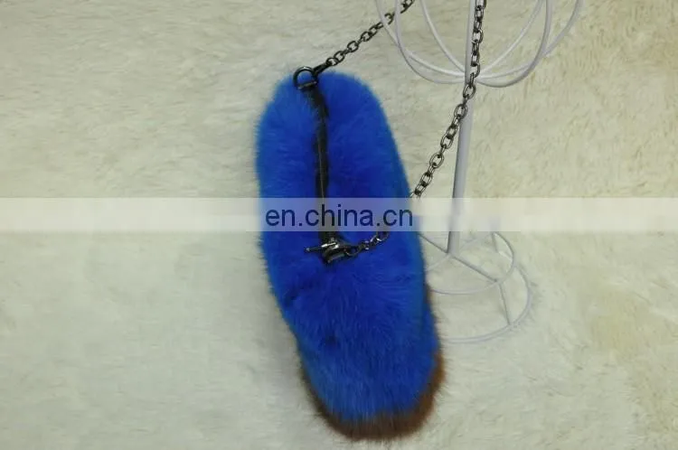 2016 New Fashion Bag Latest Design Real Fox Women Fur Bag