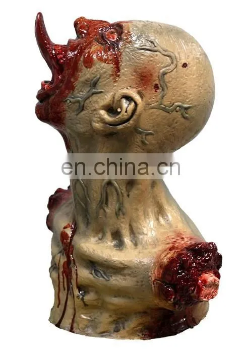 Breathless Hanging Dead Head Halloween Fancy Dress Party Adult Zombie Prop