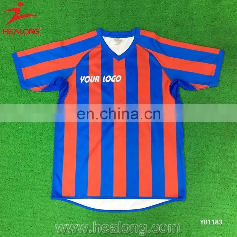 Healong Custom Used Soccer Uniform Wholesale Chinese Soccer Jersey