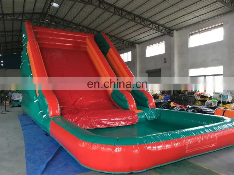 Available inflatable bouncy castle pool water slide 8mH/26ft