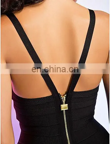 2014 evening dress retail back v neck sexy design