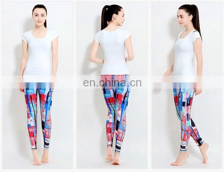Make your own design fitness leggings Reflective yoga tights