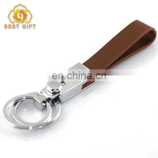 Hot Fashion PU Leather Metal Keychain
