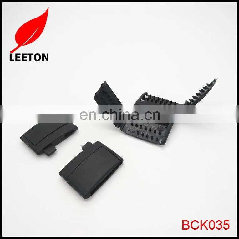Factory supply 25mm plastic quick release buckle clip for ribbon