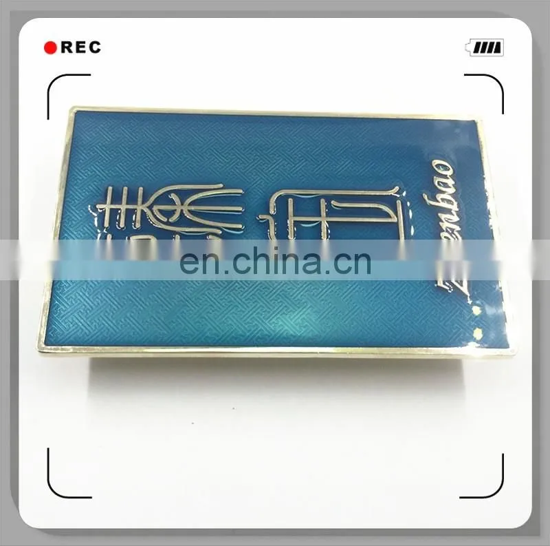 Custom design round labels aluminum nameplate made in China