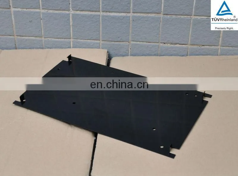 custom machining Precision 14 GAGE ALU(0.064) time save finish 120 grit bothsides vac mounting plate ETM