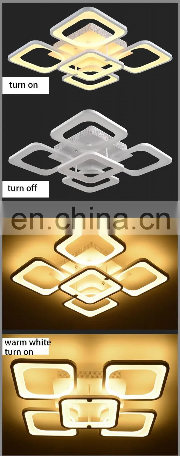 Creative design modern minimalist LED ceiling lamp restaurant bedroom light