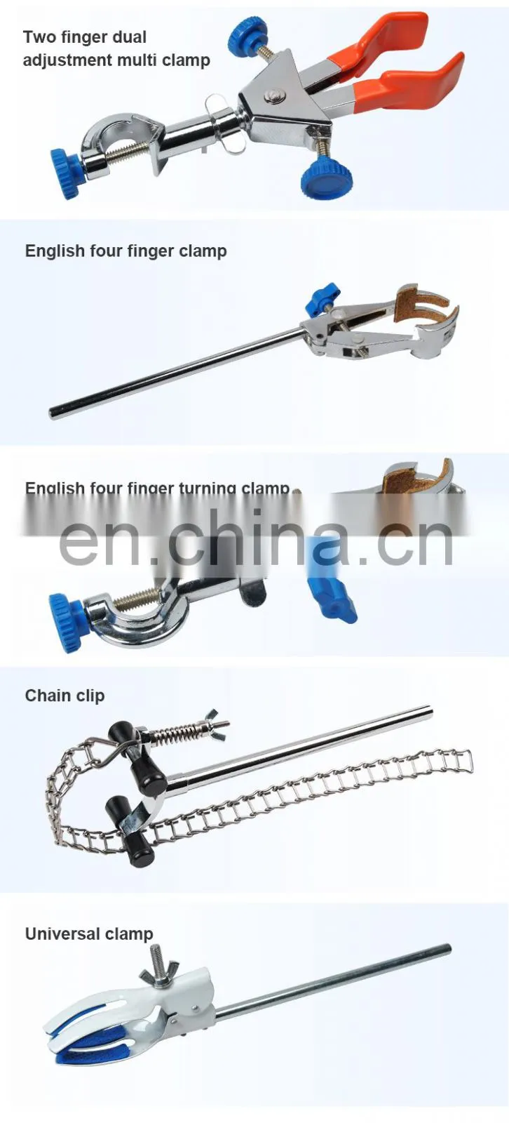 AKMLAB Laboratory Three Finger Extension clamp